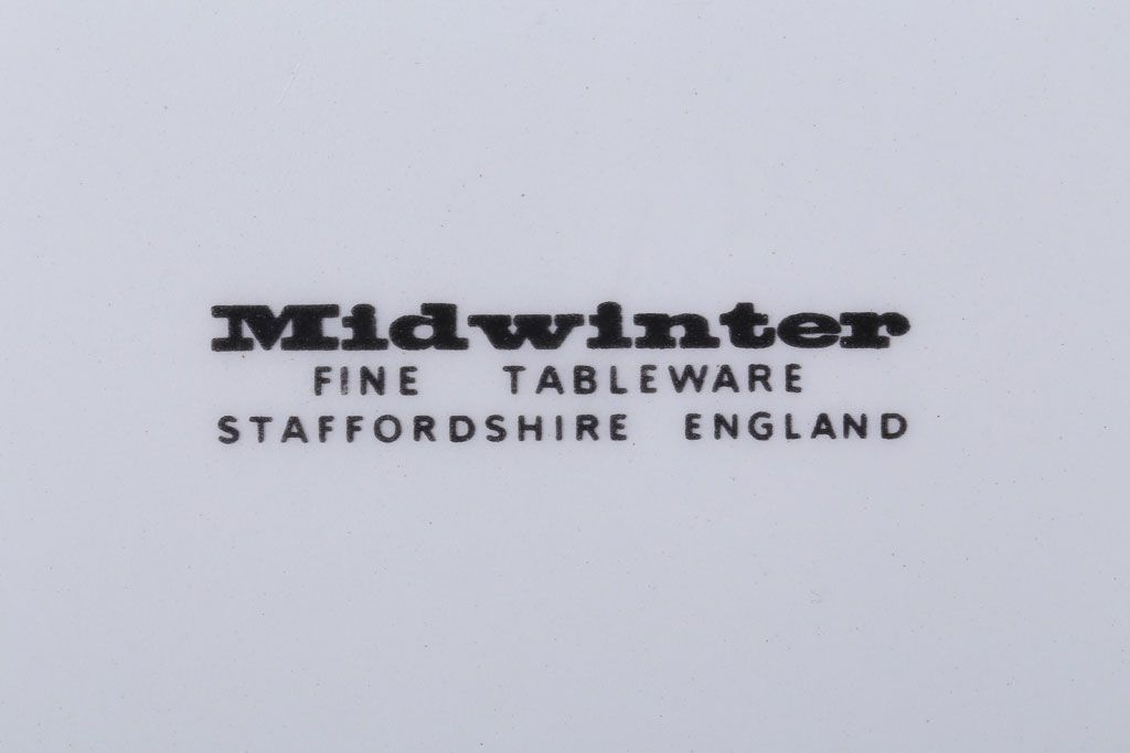 MIDWINTER(ミッドウィンター)　Country side(カントリーサイド)シリーズ　平皿4枚セット(洋食器)