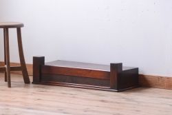 アンティーク家具　和製アンティーク　古い木の小振りな置床(置き床)