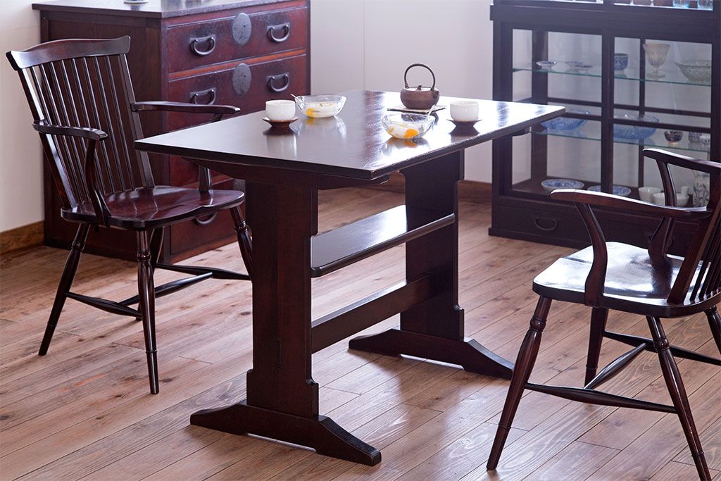 ビンテージ 松本民芸家具 食卓テーブル(3)(ダイニングテーブル、机) | ラフジュ工房