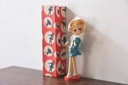 アンティーク雑貨　昭和レトロ　可愛らしいポーズ人形(文化人形)
