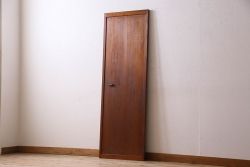 和製アンティーク　古いヒノキ材の質感が味のあるドア(扉)