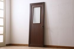 【U様ご成約分】ダイヤガラス使用　真鍮のドアノブがおしゃれな昭和レトロのドア(扉)