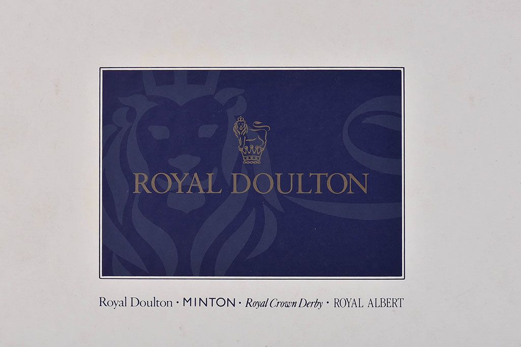 ROYAL DOULTON(ロイヤルドルトン)　MINTON(ミントン)　クリスタルペアワイングラス