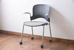 中古　ハーマンミラー社(Hermanmiller)　Caper Chair　ケイパーチェア(オフィスチェア、椅子、イス)(定価約6万円)