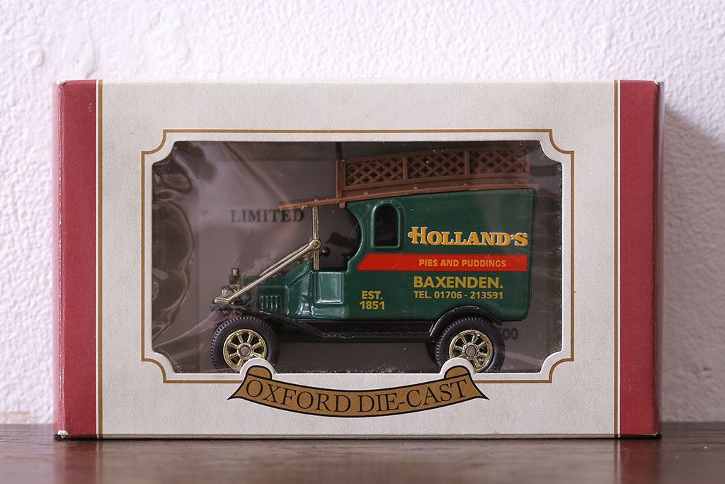 アンティーク雑貨　ビンテージ　限定盤　OXFORD DIE-CAST Hollands 055TG　ミニカー