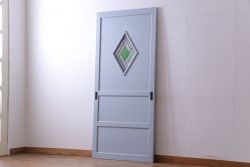 【S様ご成約分】ラフジュ工房オリジナルステンドグラス　明るいカラーのペイントドア(引き戸、建具)