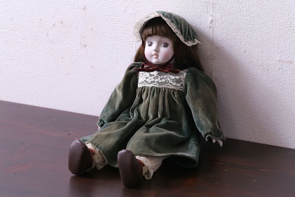 アンティークビスクドール人形