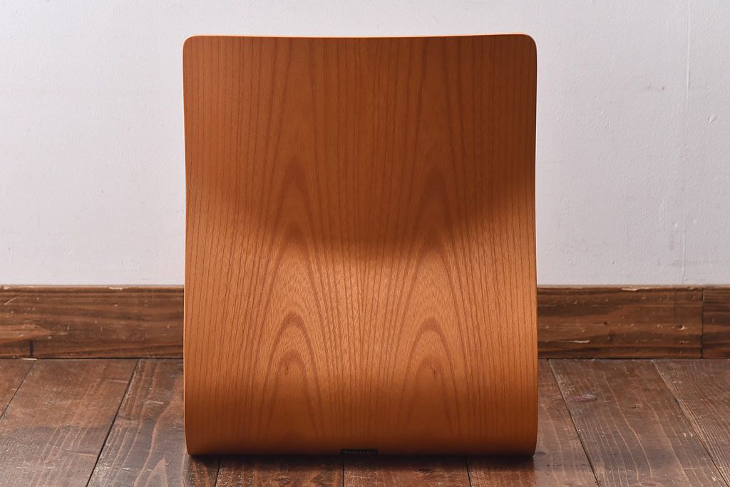 中古　天童木工　S-5046KY-NT　ナチュラルな色合いの座イス(椅子)(定価約2万2千円)