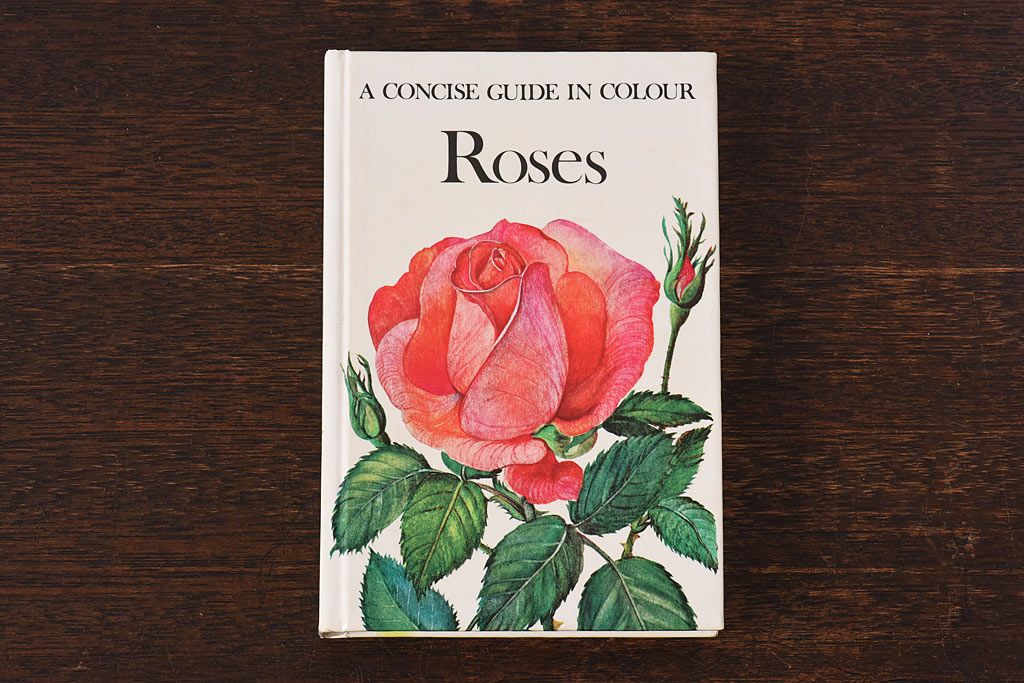 アンティーク雑貨　イギリス　HAMLYN社 A Concise Guide in Colour　Roses　コンパクトハンドブック(洋書、ポケット辞典、本)