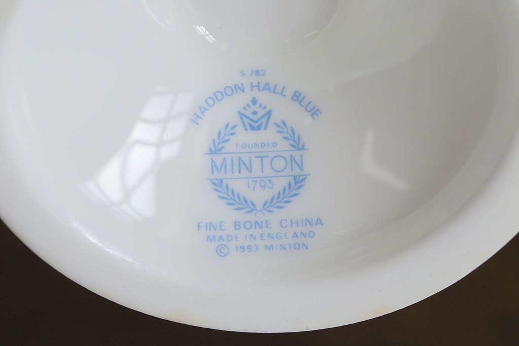 アンティーク雑貨　イギリス　MINTON(ミントン)　Haddon Hall(ハドンホール)　タンブラー2個セット(コップ)