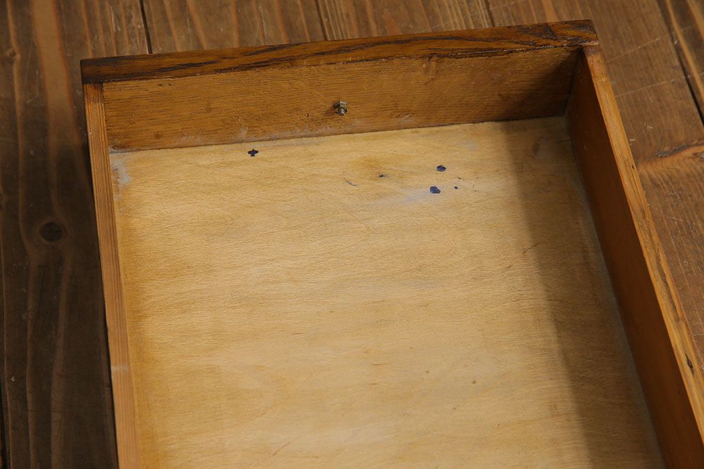 レトロ家具　イギリスビンテージ　オーク材　天板拡張式のレトロなトロリー(キッチンワゴン、サイドテーブル)