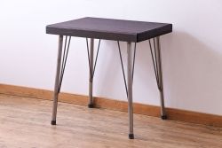 イギリスアンティーク　オーク材製　挽き物の脚が存在感を際立たせるドローリーフテーブル(ダイニングテーブル、食卓、エクステンションテーブル、拡張式テーブル)(R-053571)