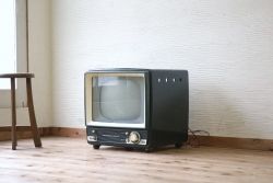 アンティーク雑貨　ジャンク品!古い新日本電気の真空管テレビ