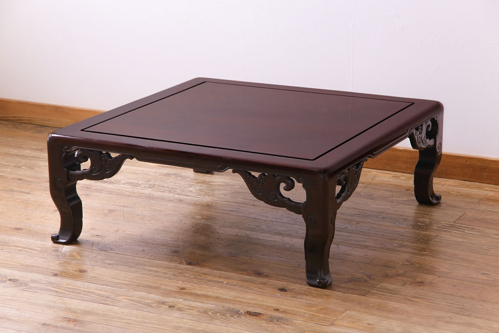 モダンな時代物家具　　アンティークテーブル　ヴィンテージ机　　大正時代のテーブル