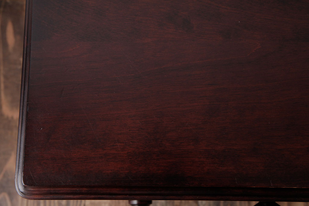 アンティーク雑貨　中古　神居民芸　和洋どちらの空間にも馴染むシックなナイトテーブル(ランプテーブル、飾り台)