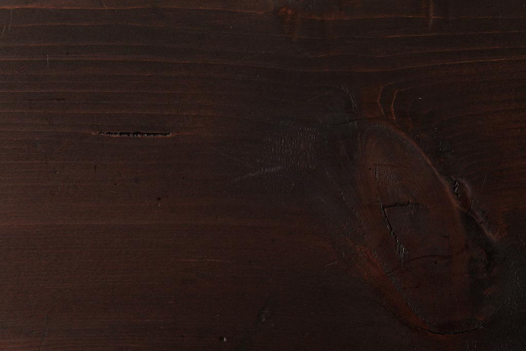 ラフジュ工房オリジナル　古い木の味わいが楽しめるパタパタ扉の壁掛け収納棚(ウォールシェルフ)(3)