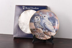 未使用品　ROYAL DOULTON(ロイヤルドルトン)　BRITISH OWLS　プレート(皿、洋食器)(2)