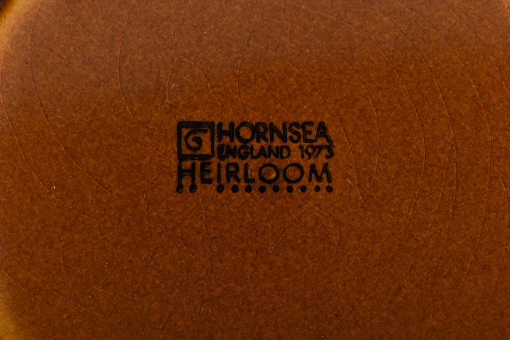 イギリスビンテージ　HORNSEA(ホーンジー)　HEIRLOOM(エアルーム)　カップ&ソーサー2客セット(洋食器)(3)