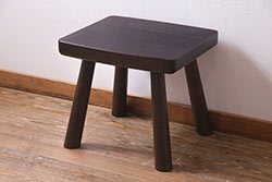 中古　特注　御影石　スタイリッシュでモダンな雰囲気漂うラウンジテーブル(サイドテーブル、コーヒーテーブル)(R-063516)