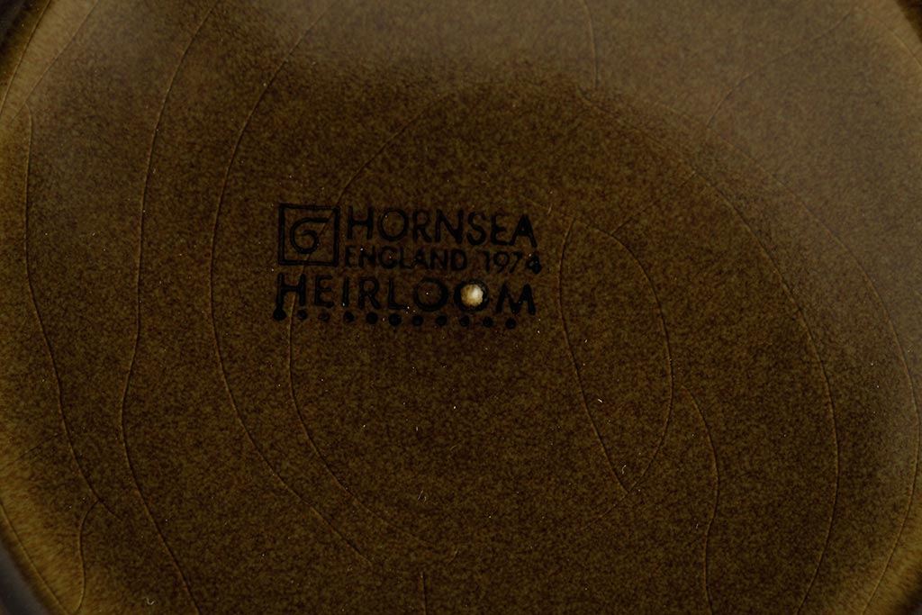 ヴィンテージ雑貨　イギリスビンテージ　HORNSEA(ホーンジー)　HEIRLOOM(エアルーム)　カップ&ソーサー2客セット(R-037326)