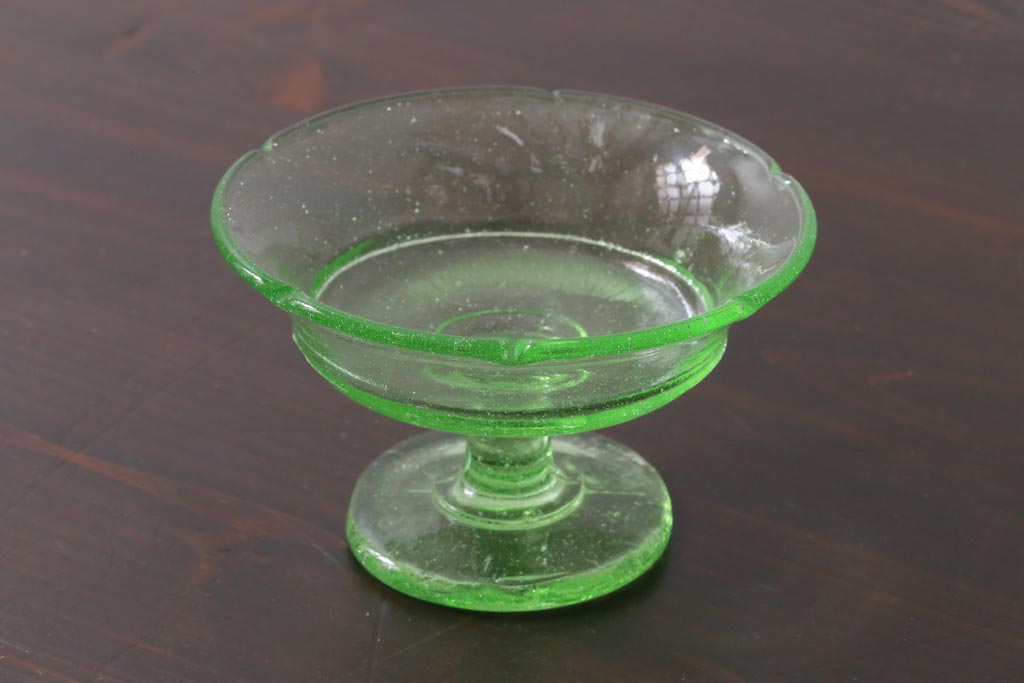 アンティーク ウランガラス グラス2個セット - コレクション