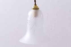 ヨーロッパビンテージ　レトロな雰囲気漂う真鍮製の5灯シャンデリア(天井照明、吊り下げ照明、ヴィンテージ)(R-072674)