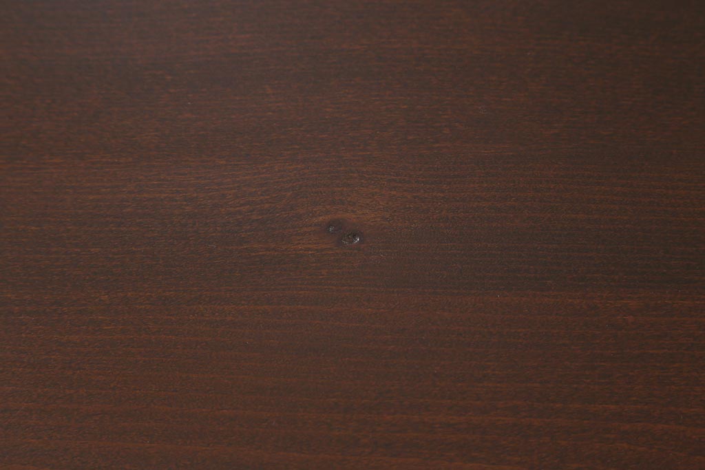 和製アンティーク　昭和初期　シックな色味のスタイリッシュなコーヒーテーブル(カフェテーブル、サイドテーブル、ラウンドテーブル、丸テーブル)(R-040232)