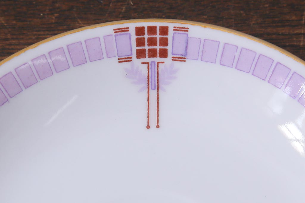 アンティーク雑貨　名古屋製陶会社　名陶硬質磁器　昭和レトロなカップ&ソーサー6客(R-040752)