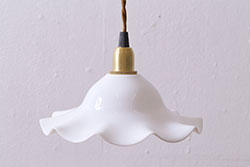 ヴィンテージ照明　イギリスビンテージ　パッと目を惹く個性あふれるペンダントライト(吊り下げ照明、シェード)(R-043861)