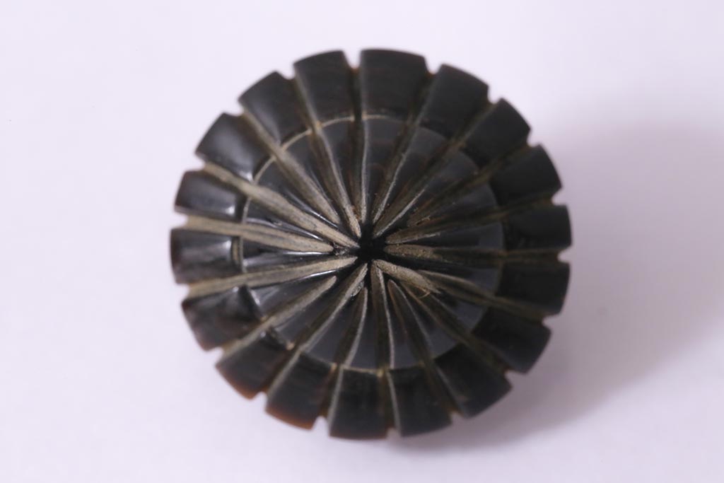 ヴィンテージ雑貨　昭和期　ボタンのようなデザインがお洒落なイヤリング(アクセサリー、ビンテージ)(R-041780)
