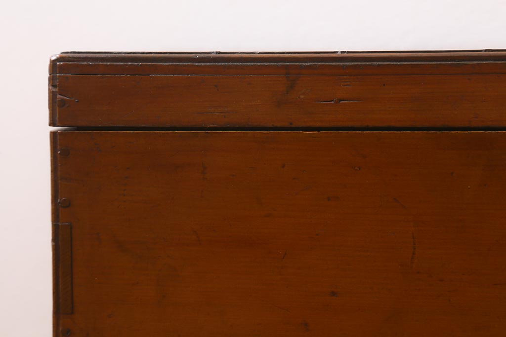 レトロ家具　昭和レトロ　上品な趣きが魅力的な小引き出し(小物収納、裁縫箱)(R-042561)