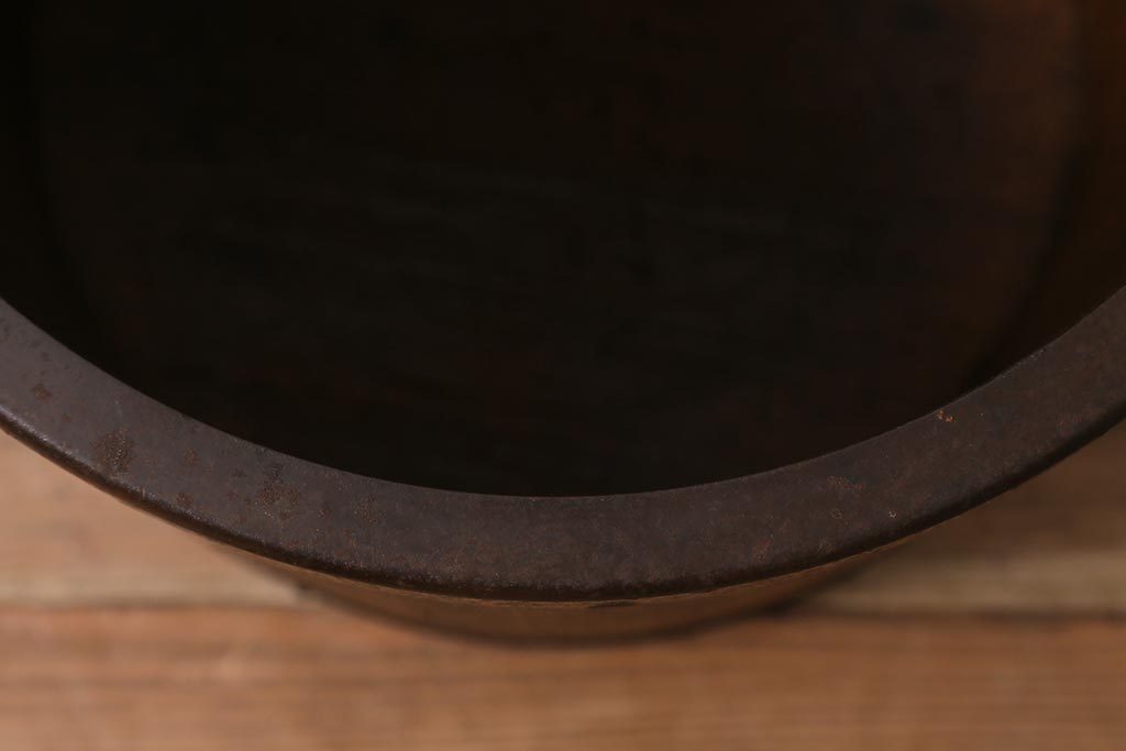 和製アンティーク　取っ手付きの形が魅力的な一斗升(マス)(R-043039)