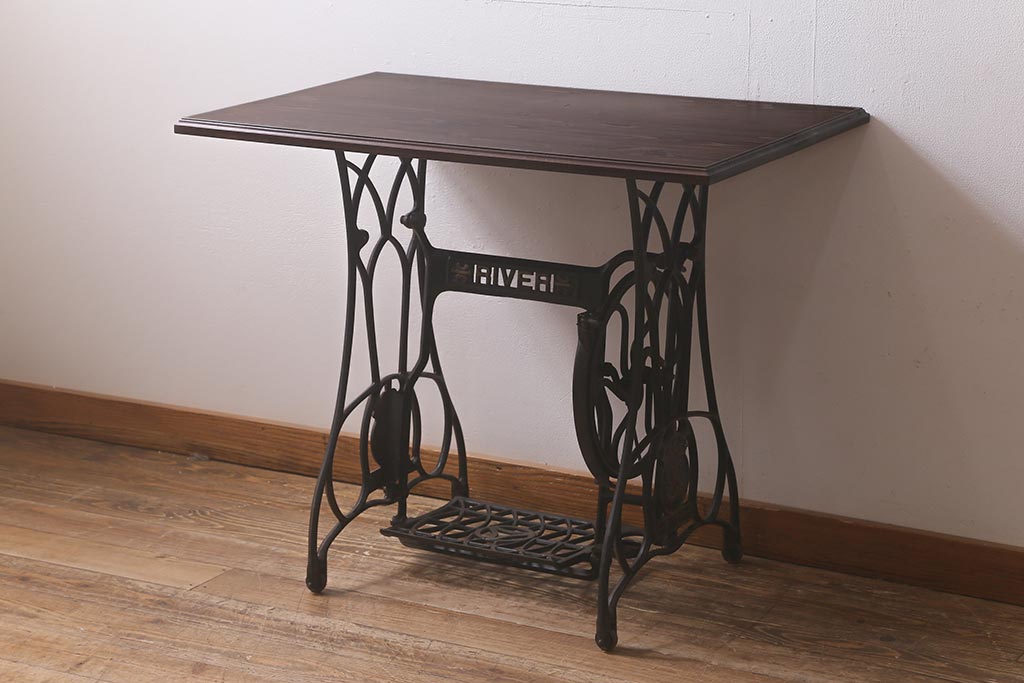 アンティークミシン サイドテーブル机/テーブル - コーヒーテーブル