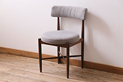 ヴィンテージ家具　北欧ビンテージ　G-PLAN(ジープラン)　Fresco(フレスコ)　チーク材　サーキュラーチェア(ダイニングチェア、椅子)(R-043978)