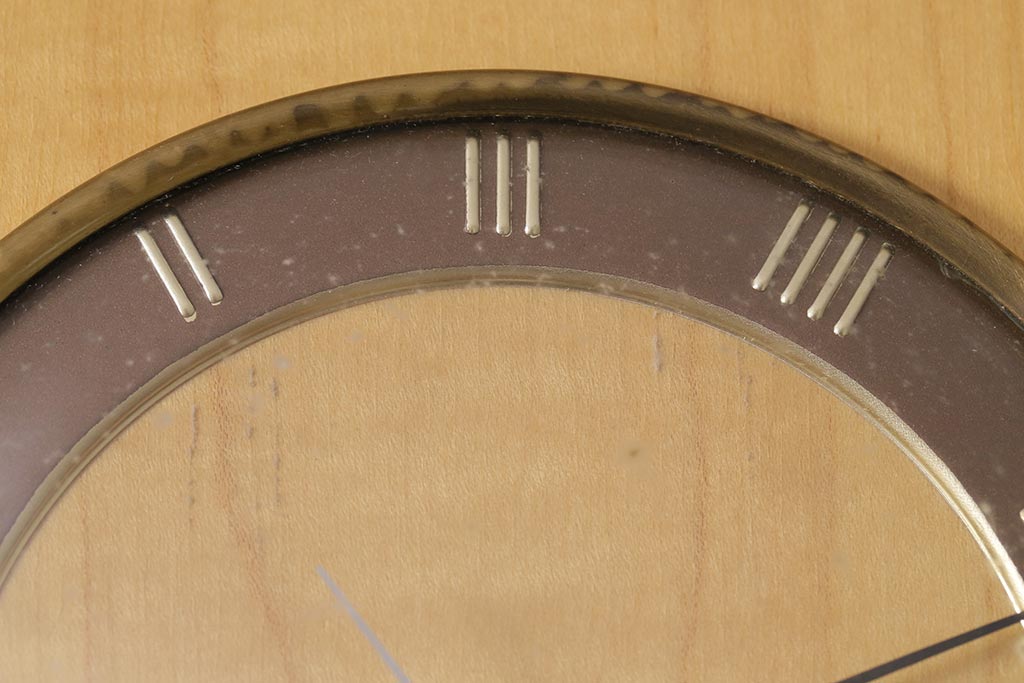 ジャンク品　ヴィンテージ雑貨　イギリス　SMITHS SECTRIC　置き時計(ディスプレイ雑貨、ビンテージ)(R-044177)