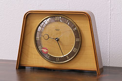 和製アンティーク　AICHI(愛知時計電機)　装飾がおしゃれな置き時計(置時計、古時計)(R-072194)
