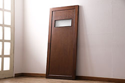 フランスアンティーク　素朴な佇まいが雰囲気のあるコテージドア(木製ドア、ディスプレイ、扉)