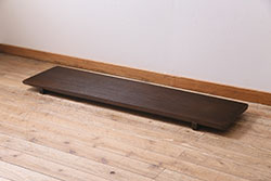 アンティーク家具　朴の木一枚板　明治大正期の味わい深い裁ち板(作業台、飾り台、陳列台)(R-045079)