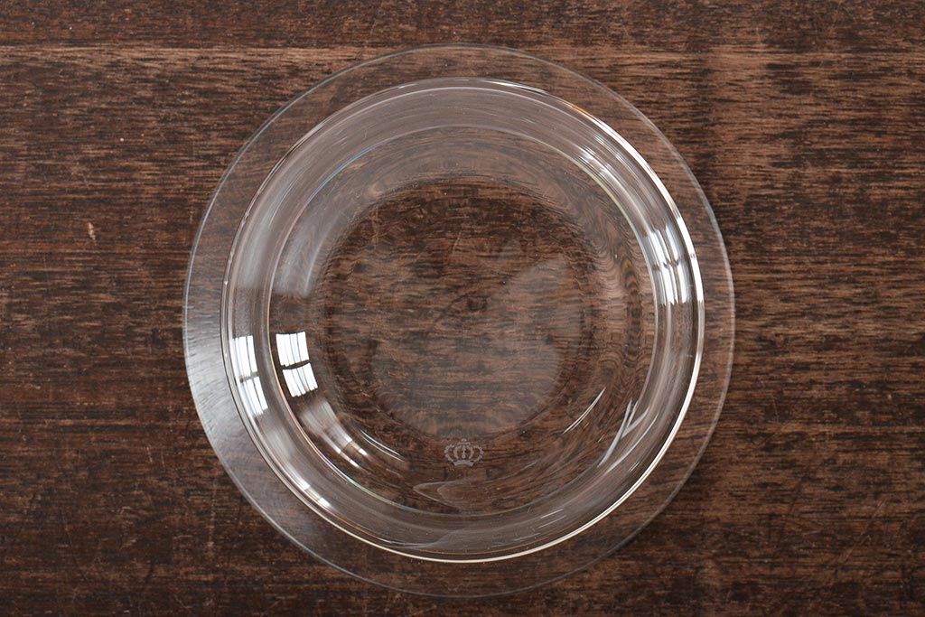 ドイツ　テレジアンタール　ガラス蓋物(キャンディーポット、小物入れ)(R-045967)