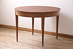 ヴィンテージ家具　イギリス製　モダンなエクステンションテーブル(ダイニングテーブル、拡張式、2人掛け、6人掛け、ビンテージ)(R-046688)