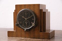 スイス　LECOULTRE(ルクルト)　木製置時計(R-047038)