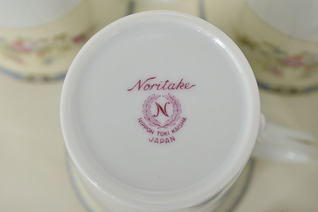 古い　ノリタケ　Noritake　ミルクポット・シュガーポット・カップなど12点(クリーマー、洋食器、日本陶器)(R-047183)
