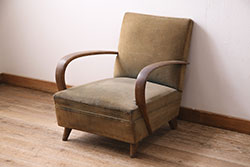 中古　美品　国産民芸家具　デパート取扱品　クラシカルな佇まいのウィンザーベンチ(長椅子、3人掛けベンチ、ウィンザーチェア、ウインザーチェア)(R-074464)