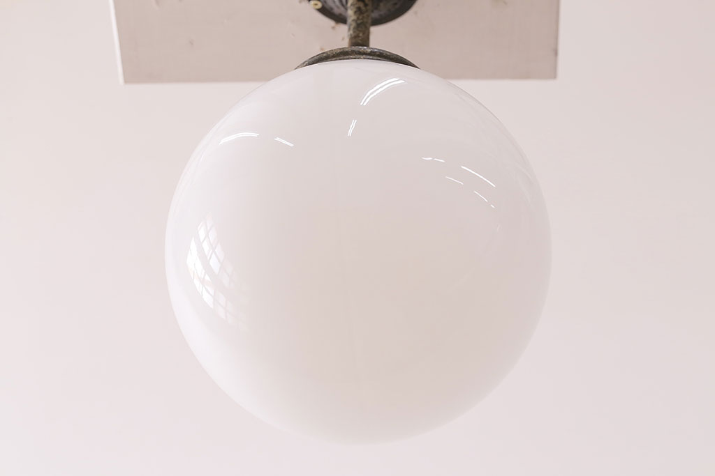 和製アンティーク　シャビーなブラケットが良い雰囲気を作り出す天井照明(吊り下げ照明、ペンダントライト)(R-048415)