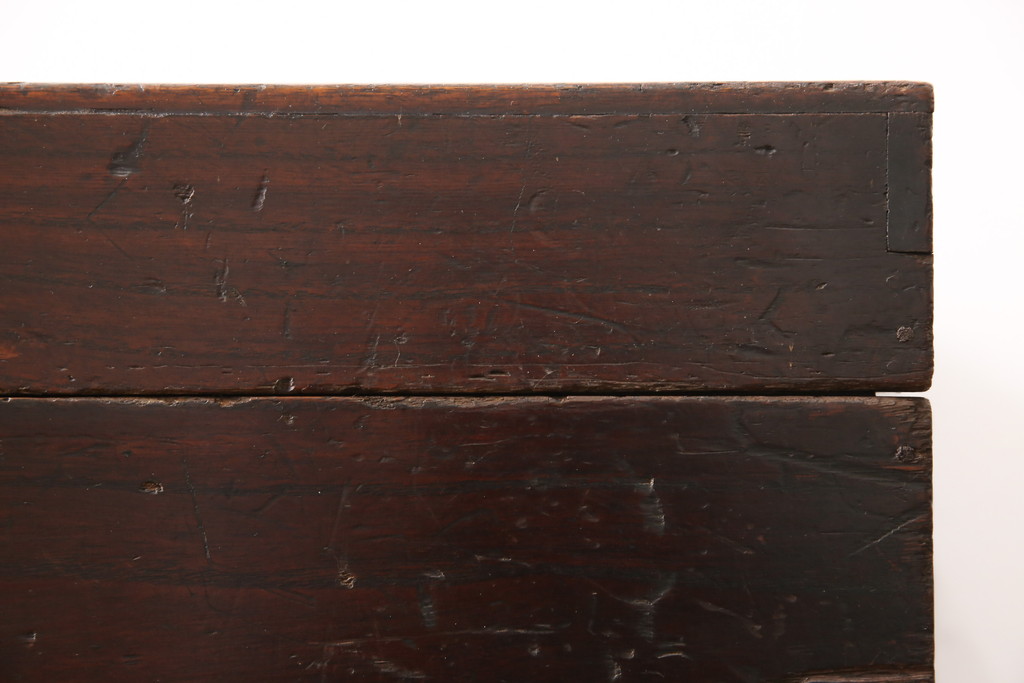 和製アンティーク　総桐材　明治期の古い長持ち(箪笥、収納箱)(R-048763)