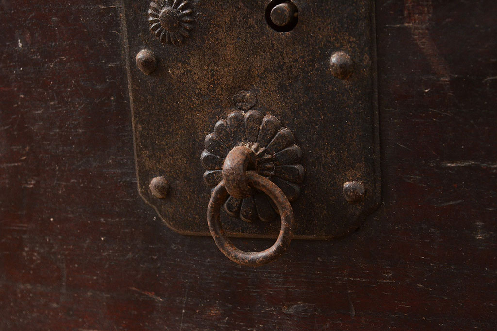 和製アンティーク　総桐材　明治期の古い長持ち(箪笥、収納箱)(R-048763)