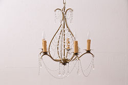ヴィンテージ照明　バラのモチーフがかわいらしいアメリカビンテージのテーブルランプ(スタンドライト、卓上ランプ)(R-042737)