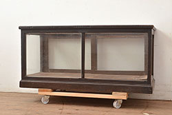 アンティーク家具　和製アンティーク　シンプルで使い勝手の良いブックシェルフ(本棚、オープンラック、収納棚、飾り棚)(R-040621)