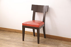 中古　cassina.ixc(カッシーナ・イクスシー )  Philippe hurel(フィリップ・ユーレル)  シンプルでありながら優雅で洗練されたデザインが魅力のチロルチェア(ダイニングチェア、椅子、合皮)(R-049859)
