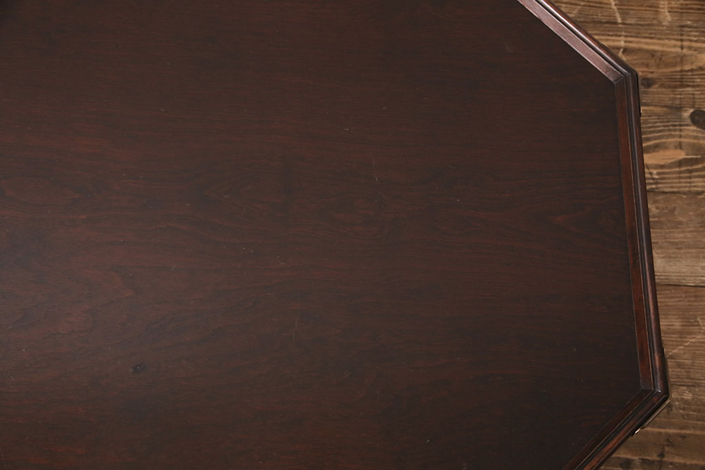 和製ヴィンテージ　松本民芸家具　#312　個性的なデザインが魅力の八角朝鮮膳(定価約8万5千円)(センターテーブル、ビンテージ)